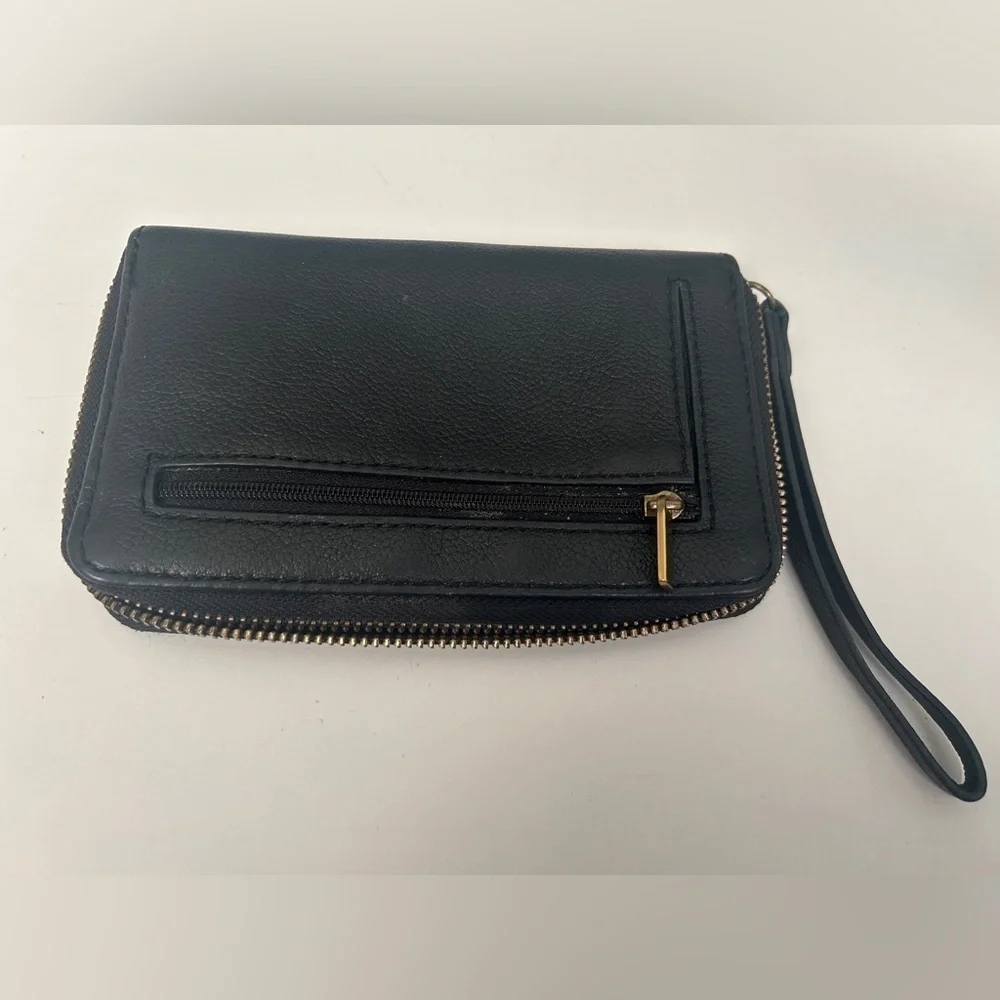 Fossil black leather
